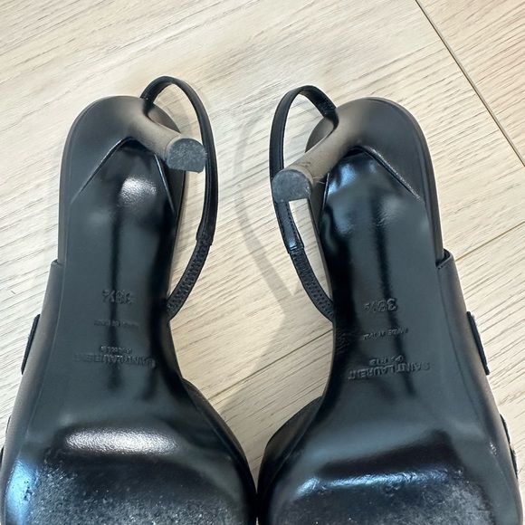 Saint Laurent Black and Brown Heels - Picture 5 of 5